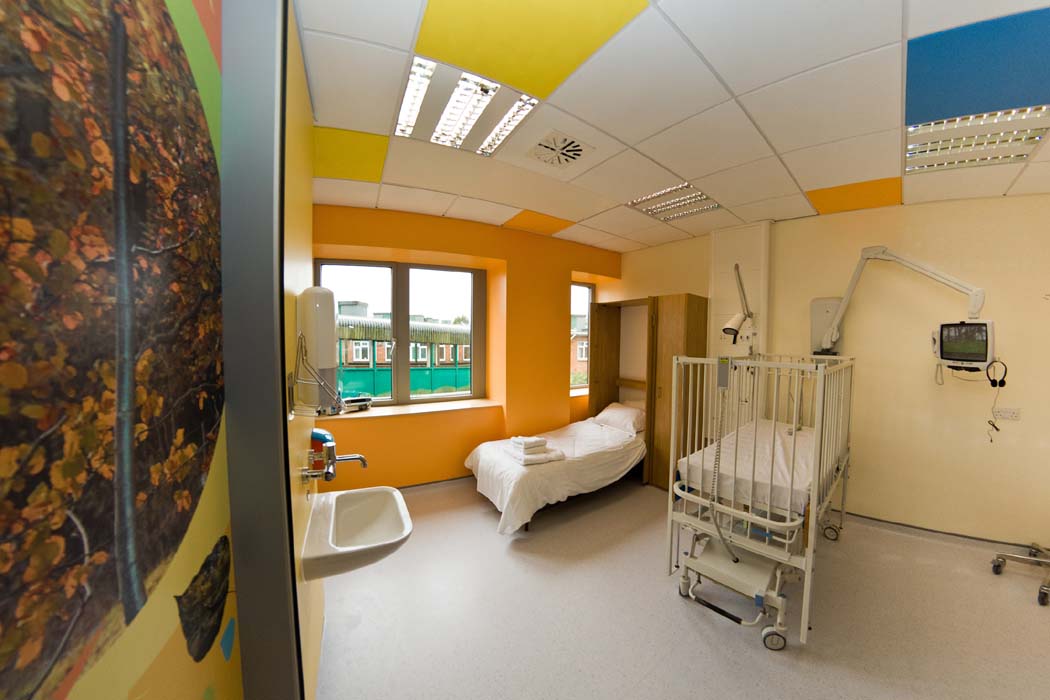 Bedroom, Sarum Ward, Children’s Unit, Salisbury District Hospital