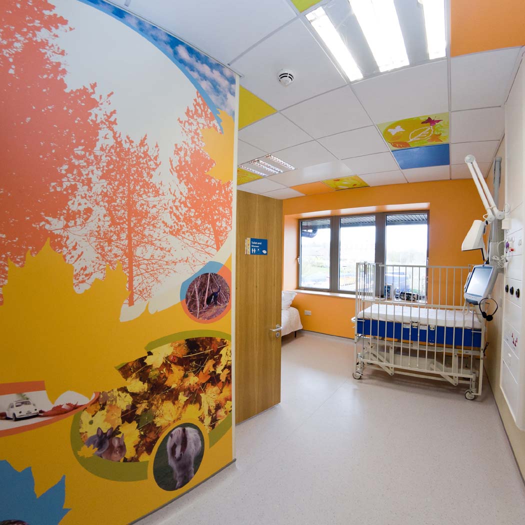 Bedroom, Sarum Ward, Children’s Unit, Salisbury District Hospital