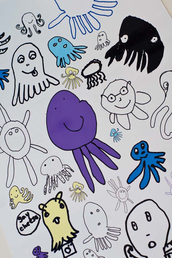 Octopus panel, Children’s Unit, Salisbury District Hospital