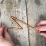 bending willow to make z shape