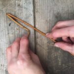 making second fold in willow