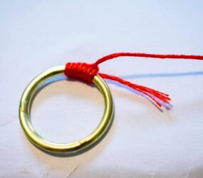 thread cast on ring