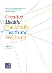 Creative Health: The Arts for Health and Wellbeing report cover