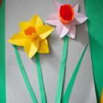 laying the petal and leaf shapes to make your design on card