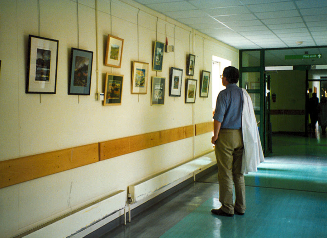 Exhibition space, Salisbury Hospital 1990s