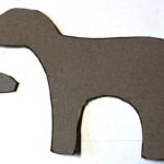 cut out card template of sheep